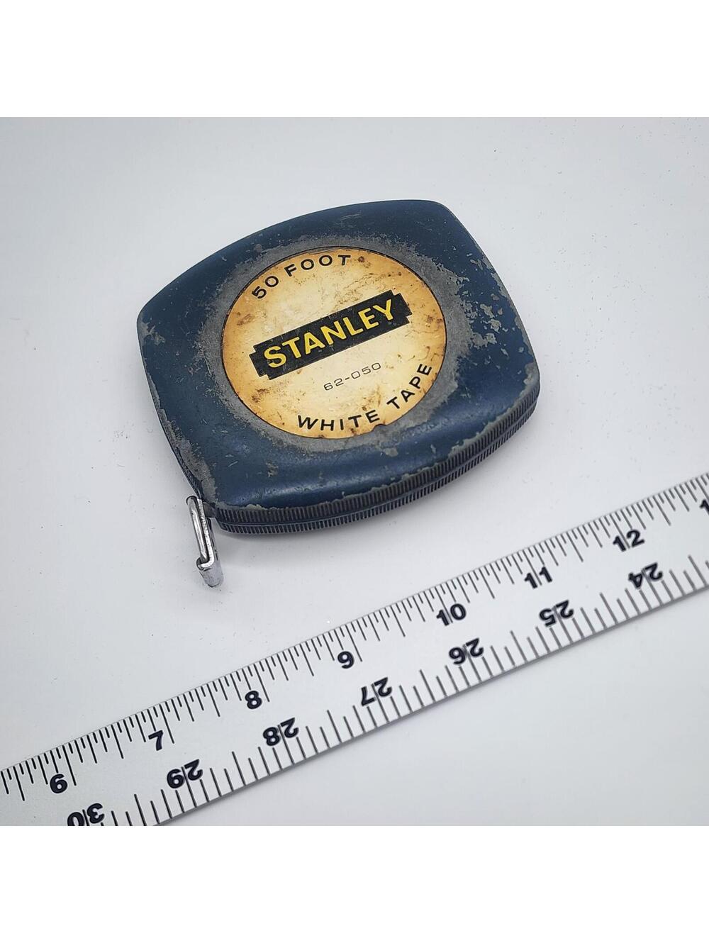 Vintage Stanley 50 Foot White Tape Measure 82-030 Made in USA - Picture 4 of 4